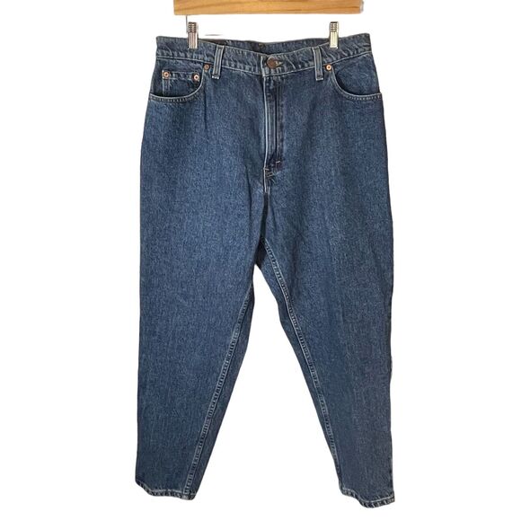 Vintage Levi's 551 Womens High Rise Jeans Denim SIZE 16 32" Short Cropped USA - Picture 1 of 11